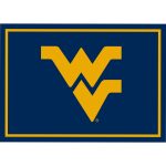 West Virginia University 8x11 Spirit Rug