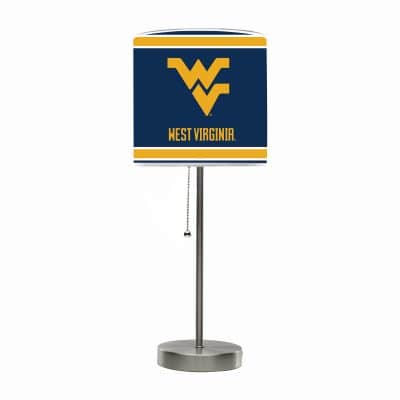 West Virginia University Chrome Lamp