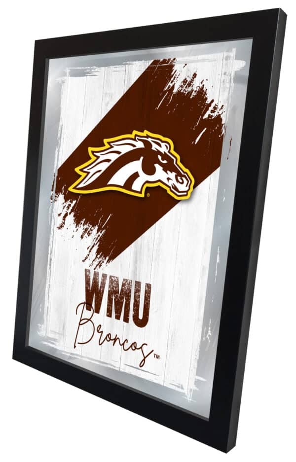 Western Michigan University 17x22 Logo Wall Mirror Alternate