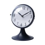 Weymouth Blue Metal Glass Dome Table Clock