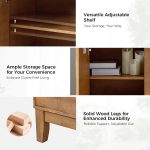 Whisnant Seadrift Hexagon Door Push-to-Open Accent Storage Cabinet