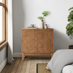 Whisnant Seadrift Hexagon Door Push-to-Open Accent Storage Cabinet