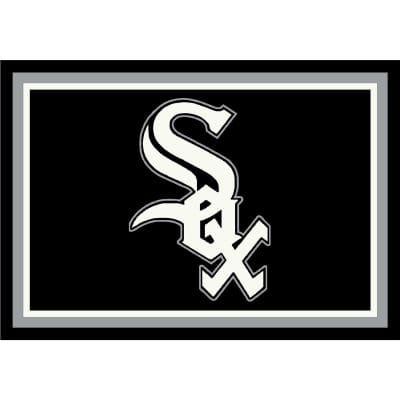 White Sox Spirit 4x6 Rug Officially Licensed MLB Area Rug