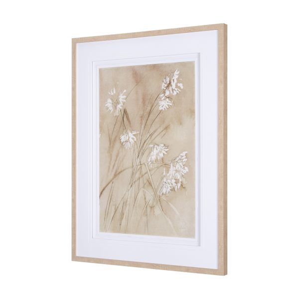 Wildflower I by Mercana Studio a Hand Embelished Textured Framed Art Print Matted under Glass 2