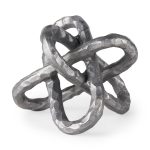 Wilhelm I (Small) 7L x 7W Silver Metal Link Decor Object