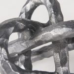 Wilhelm I (Small) 7L x 7W Silver Metal Link Decor Object