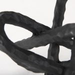 Wilhelm II (Large) 10L x 10W Black Metal Link Decor Object