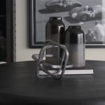 Willem II 9L x 9W Silver Metal Open Cube Decor Object
