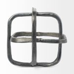Willem II 9L x 9W Silver Metal Open Cube Decor Object