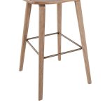 Winston 30 Farmhouse Whitewashed Wood and Copper Metal Barstool 19 Winston 30 Farmhouse Whitewashed Wood and Copper Metal Barstool