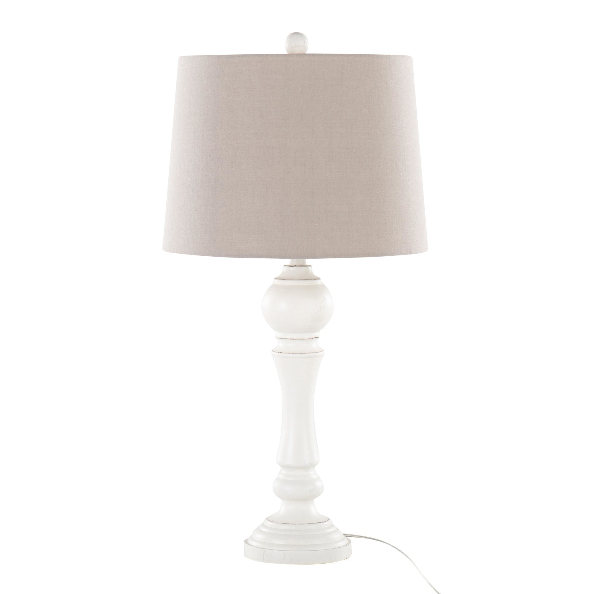 Winston 32 Farmhouse Off-White Table Lamps (Set of 2) 5 Winston 32 Farmhouse Off-White Table Lamps (Set of 2) - Image 5