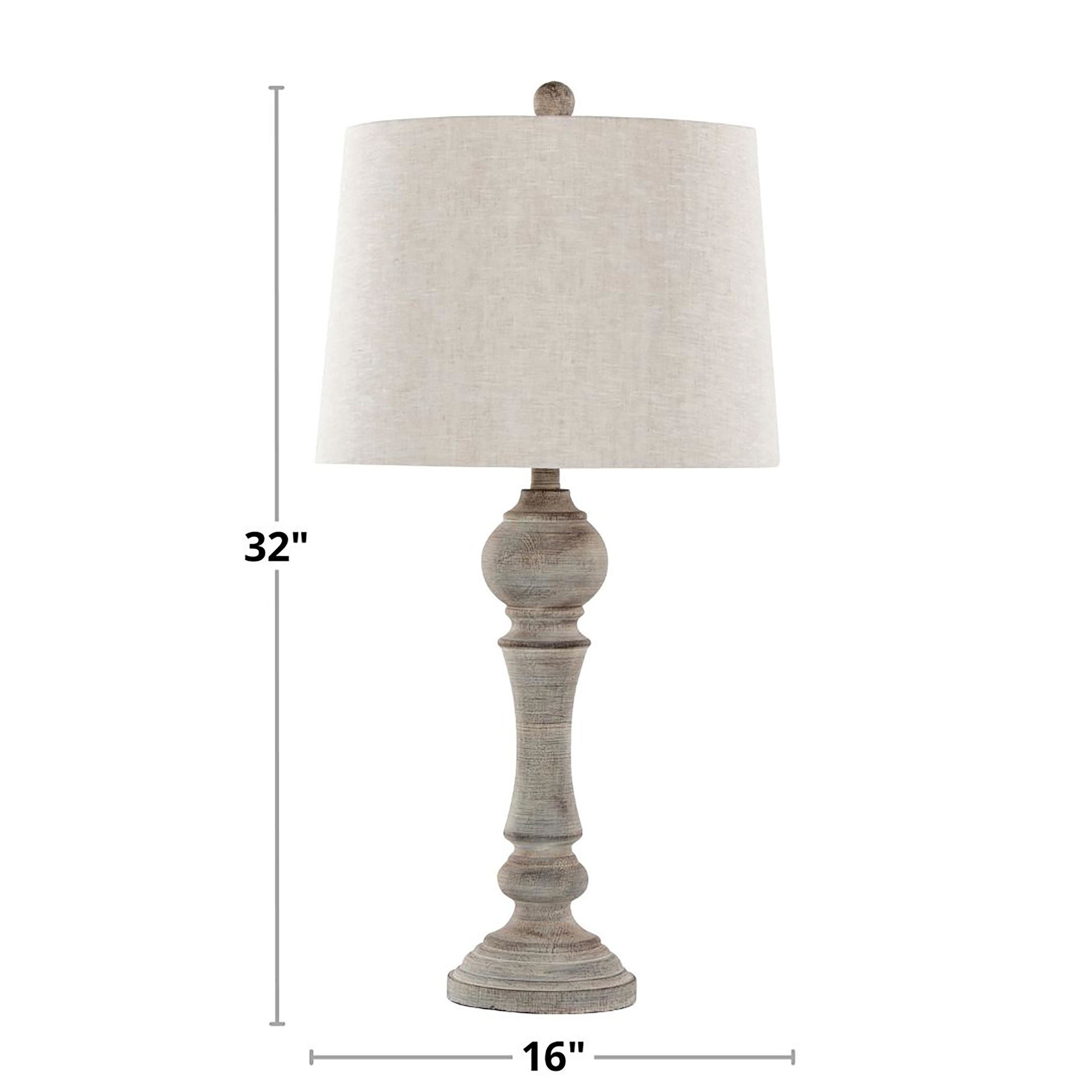 Winston 32 Farmhouse Off-White Table Lamps (Set of 2) 7 Winston 32 Farmhouse Off-White Table Lamps (Set of 2) - Image 7