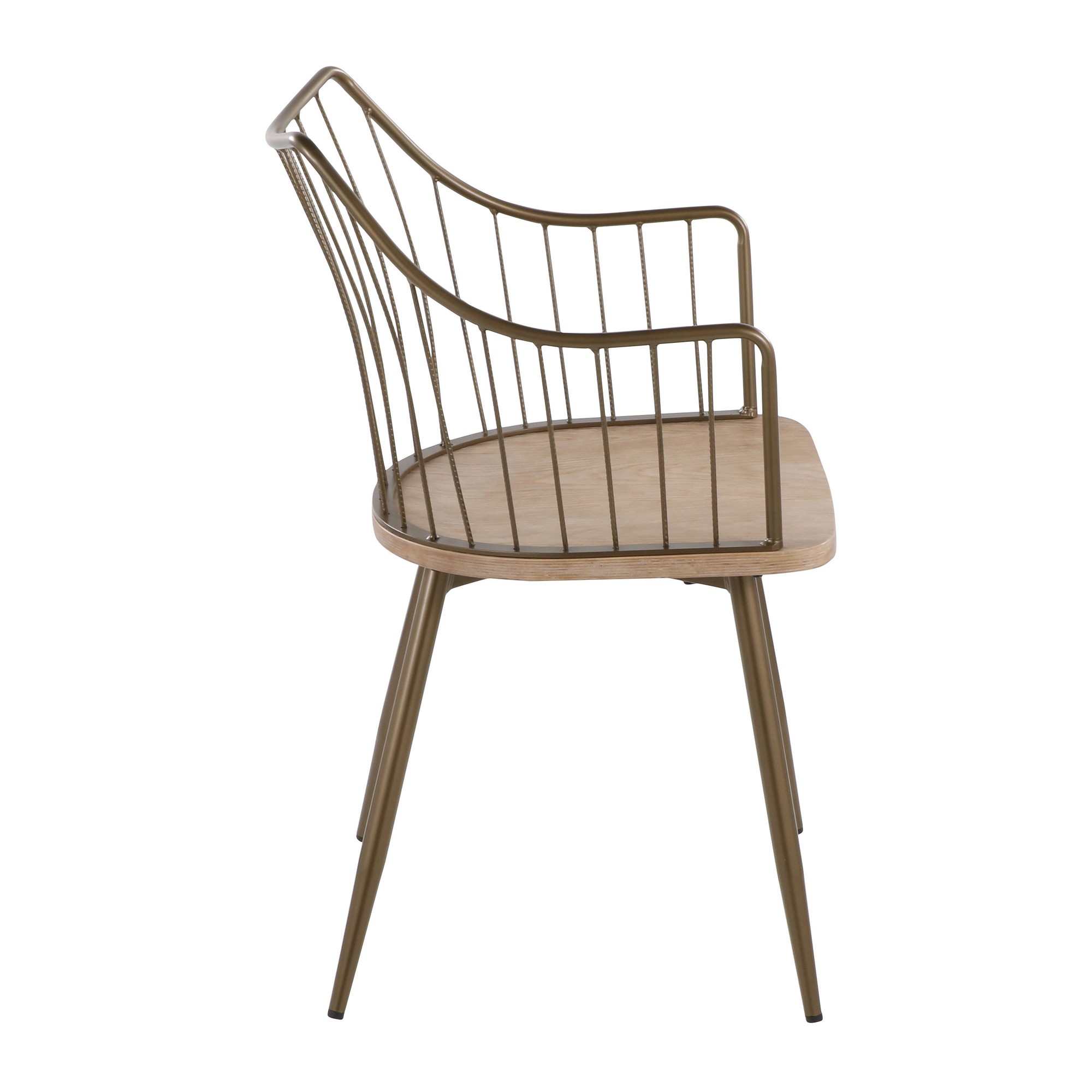 Winston Antique Copper and White Wood Farmhouse Chair 6 Winston Antique Copper and White Wood Farmhouse Chair - Image 6