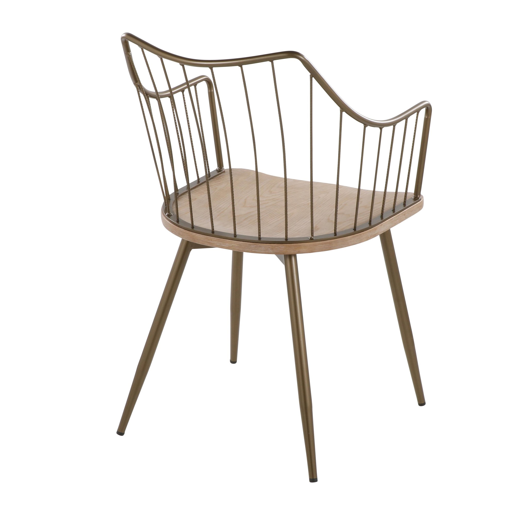 Winston Antique Copper and White Wood Farmhouse Chair 7 Winston Antique Copper and White Wood Farmhouse Chair - Image 7