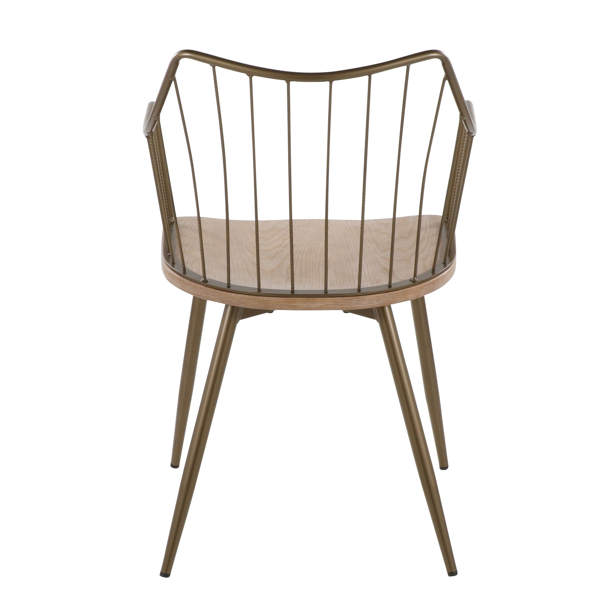 Winston Antique Copper and White Wood Farmhouse Chair 8 Winston Antique Copper and White Wood Farmhouse Chair - Image 8