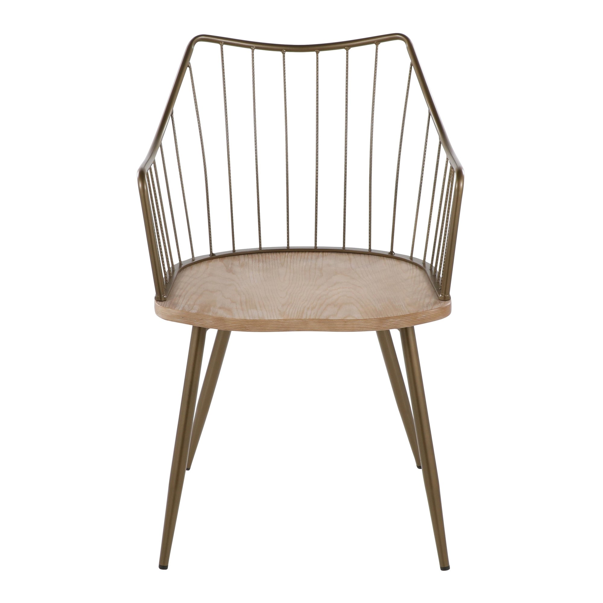 Winston Antique Copper and White Wood Farmhouse Chair 9 Winston Antique Copper and White Wood Farmhouse Chair - Image 9