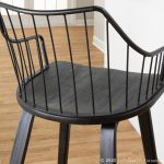 Winston Black Farmhouse Spindle Back 26-Inch Counter Stool 18 Winston Black Farmhouse Spindle Back 26-Inch Counter Stool