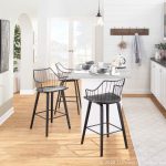 Winston Black Farmhouse Spindle Back 26-Inch Counter Stool 21 Winston Black Farmhouse Spindle Back 26-Inch Counter Stool