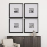 Winter Day V by Mercana Studio a Hand Embelished Textured Framed Art Print Matted under Glass