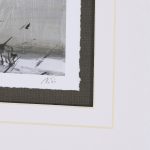 Winter Day V by Mercana Studio a Hand Embelished Textured Framed Art Print Matted under Glass