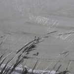 Winter Day V by Mercana Studio a Hand Embelished Textured Framed Art Print Matted under Glass