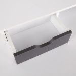 Wishbone Contemporary Grey and White Wood Desk 20 Wishbone Contemporary Grey and White Wood Desk