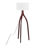 Wishbone Walnut Wood Contemporary Tripod Floor Lamp 13 Wishbone Walnut Wood Contemporary Tripod Floor Lamp