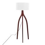 Wishbone Walnut Wood Contemporary Tripod Floor Lamp 14 Wishbone Walnut Wood Contemporary Tripod Floor Lamp