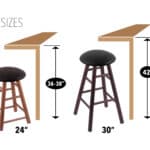 Oak 30-Inch Backless Bar Stool with Medium Finish, Turned Leg, and Graph Tidal Seat