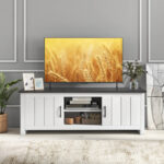 Modern TV Stand with Cabinets and Shelves for 65-Inch TVs 16 Modern TV Stand with Cabinets and Shelves for 65-Inch TVs