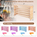 Stackable Wooden Wine Rack Holds 72 Bottles 10 Stackable Wooden Wine Rack Holds 72 Bottles