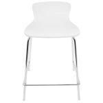 Woodstacker White Contemporary Bentwood Stackable Counter Stools (Set of 2)