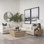 Wyatt 41.0L x 41.0W x 16.0H Brown Wood Angular Coffee Table