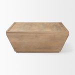 Wyatt 41.0L x 41.0W x 16.0H Brown Wood Angular Coffee Table