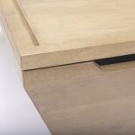 Wyatt 41.0L x 41.0W x 16.0H Brown Wood Angular Coffee Table