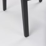 Wynn 20.5L x 24.6W x 34.1H Beige Fabric W/Black Wood Dining Chair