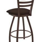 Jackie 36-Inch Extra-Tall Bar Stool with Bronze Finish and Rein Coffee Seat 7 Jackie 36-Inch Extra-Tall Bar Stool with Bronze Finish and Rein Coffee Seat