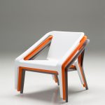 YUMI Grey Polypropylene UV Resistant Indoor Outdoor Chair