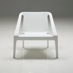 YUMI White Polypropylene Indoor Outdoor Chair Set