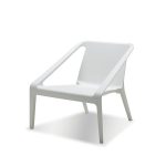 YUMI White Polypropylene Indoor Outdoor Chair Set
