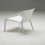 YUMI White Polypropylene Indoor Outdoor Chair Set