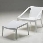YUMI White Polypropylene Indoor Outdoor Chair Set