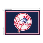 Yankees 3x4 Area Rug Officially Licensed MLB Made in USA