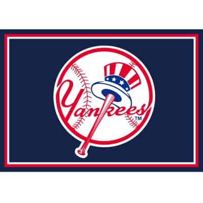 Yankees 3x4 Area Rug Officially Licensed MLB Made in USA