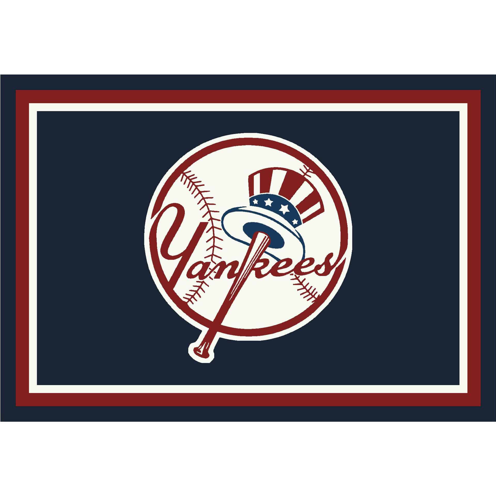 Yankees 4x6 Spirit Rug Officially Licensed MLB Area Rug 2 Yankees 4x6 Spirit Rug Officially Licensed MLB Area Rug - Image 2