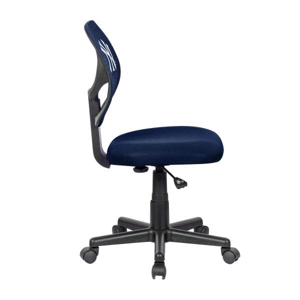 Yankees Armless Mesh Task Chair MLB Licensed Adjustable Height 1