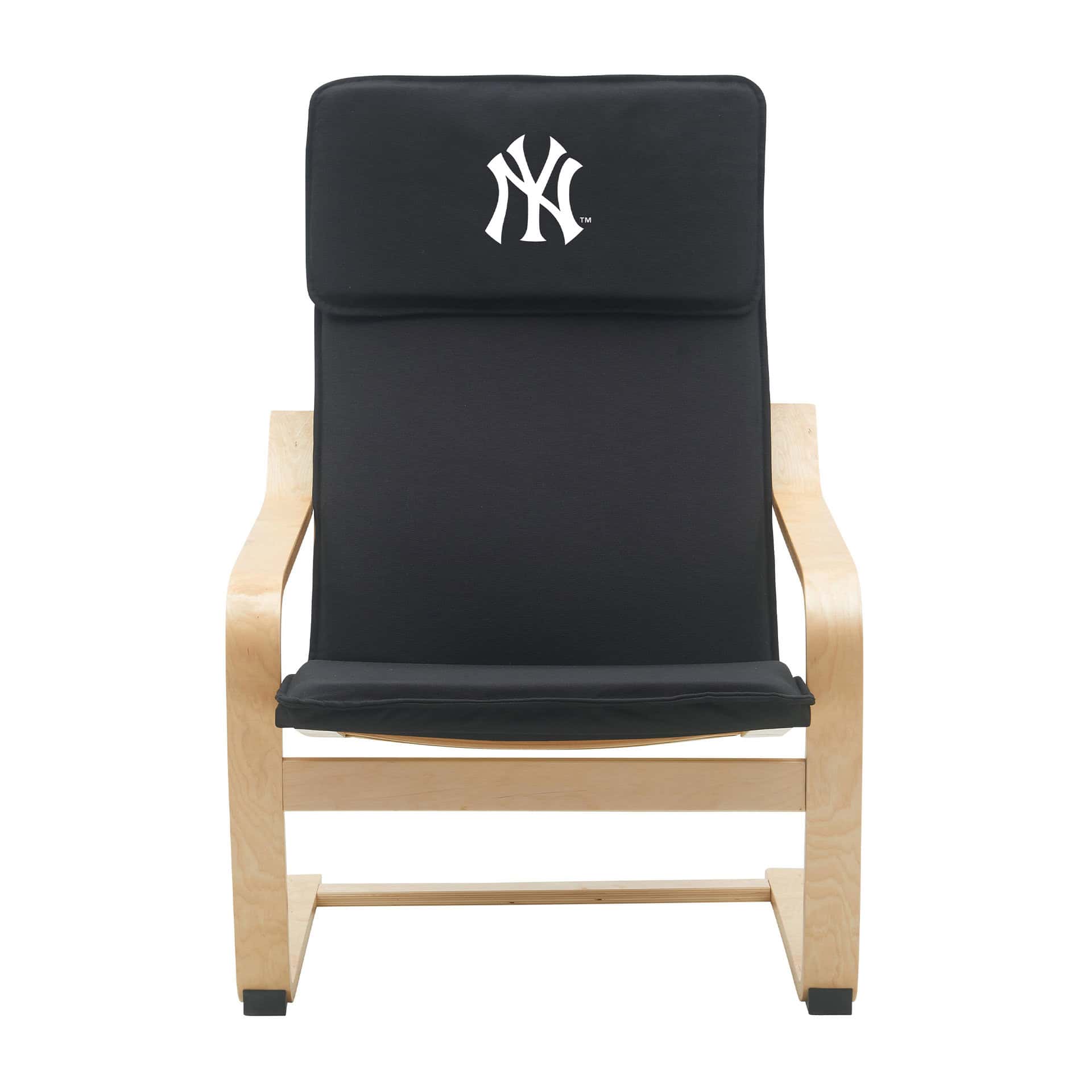 Yankees Bentwood Accent Chair MLB Licensed Birch Wood Frame 2 Yankees Bentwood Accent Chair MLB Licensed Birch Wood Frame - Image 2