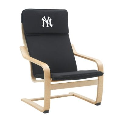 Yankees Bentwood Accent Chair MLB Licensed Birch Wood Frame