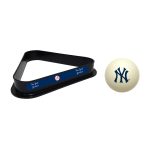Yankees Billiards Triangle and Cue Ball Combo 5 Yankees Billiards Triangle and Cue Ball Combo
