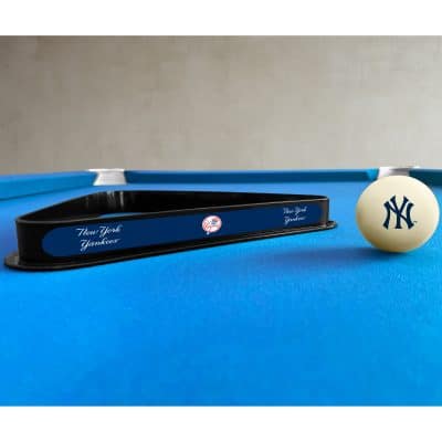 Yankees Billiards Triangle and Cue Ball Combo